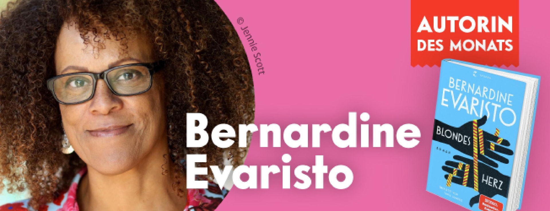 Autorin des Monats - Bernardine Evarito mit Blondes Herz