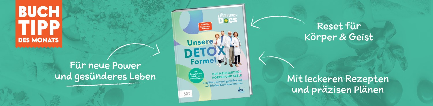 Buch Tipp des Monats - Unsere Detox-Formel